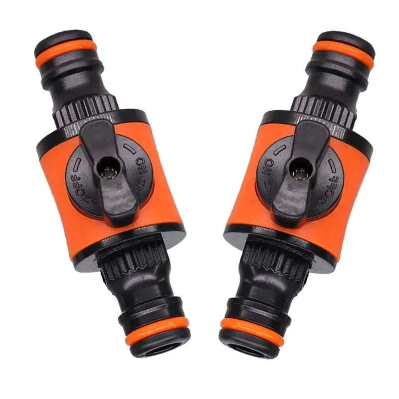 Garden Hose Shut Off Valve Adapter for Instant Water Control-2pcs
