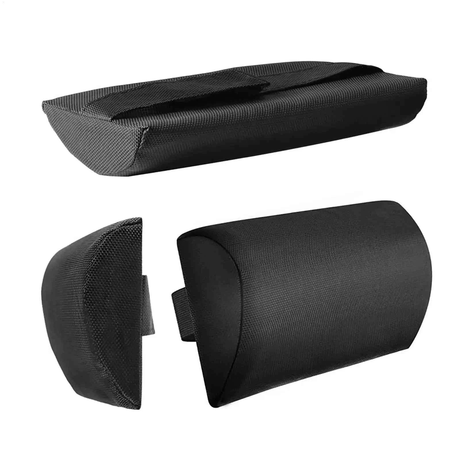 Garden Lounger Cushion Neck Pillow with Adjustable Strap-dark blue