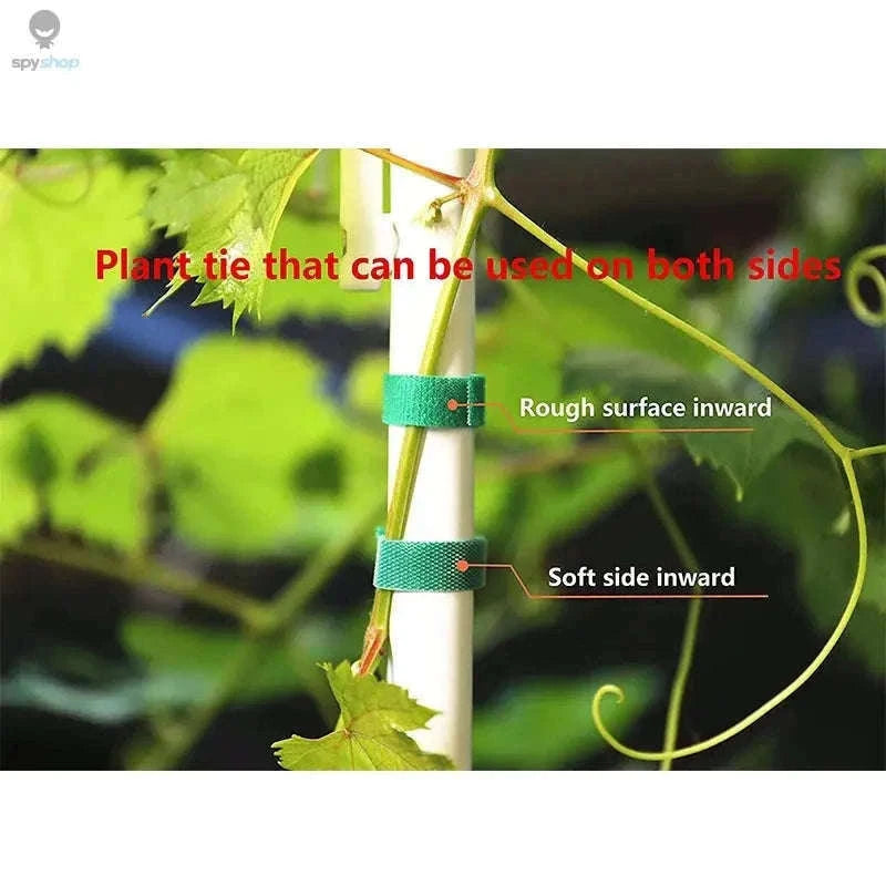 Garden Twine Plant Ties for Gentle Plant Support and Tidy Growth-White / 3pcs