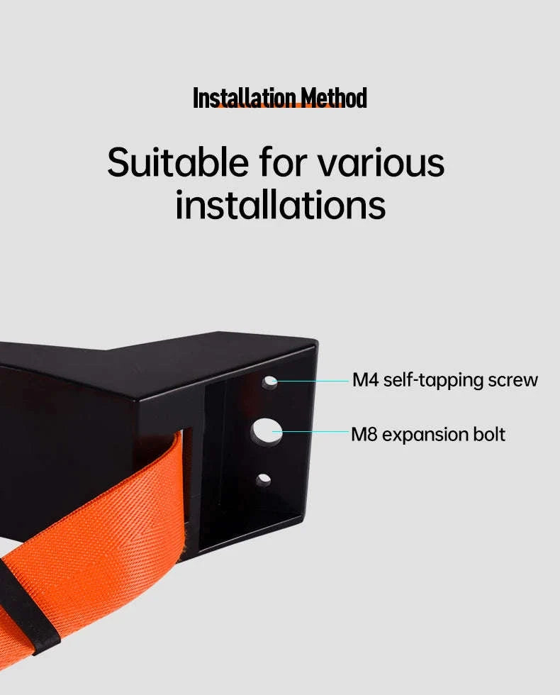 Gas Cylinder Mounting Bracket Kit with Quick-Release Strap-Gas Tank Holder