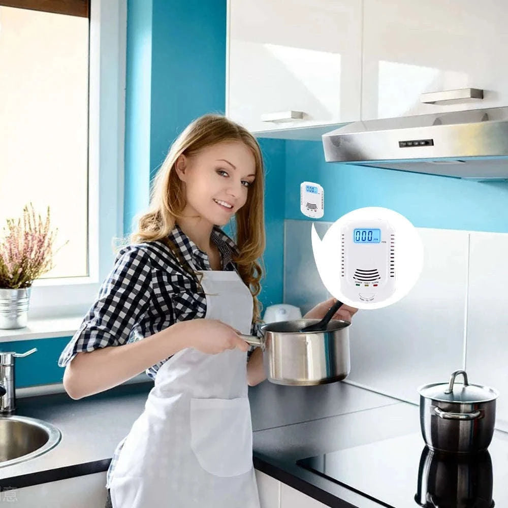 Gas Detector and Carbon Monoxide Alarm for Home Safety-CO and Gas Detector