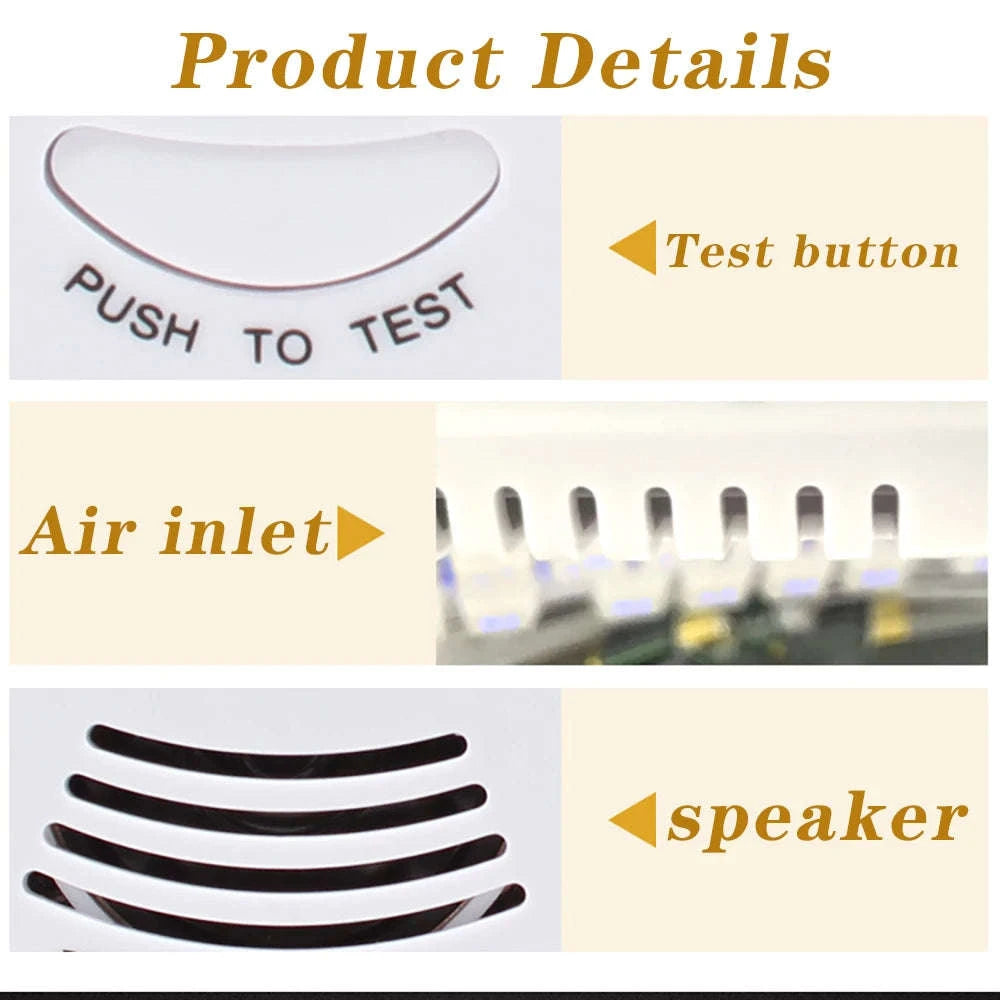 Gas Detector and Carbon Monoxide Alarm for Home Safety-CO and Gas Detector