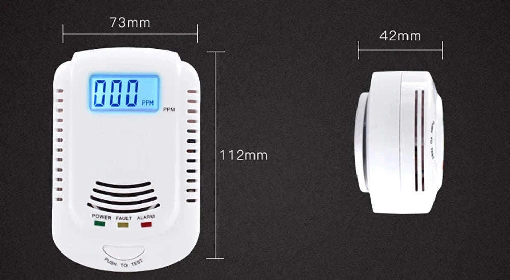 Gas Detector and Carbon Monoxide Alarm for Home Safety-CO and Gas Detector