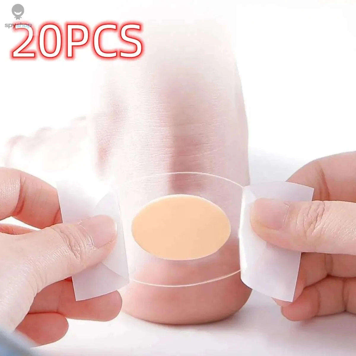 Gel Grip Heel Protectors – Adhesive Cushioned Pads for Blister-Free Comfort-WHITE