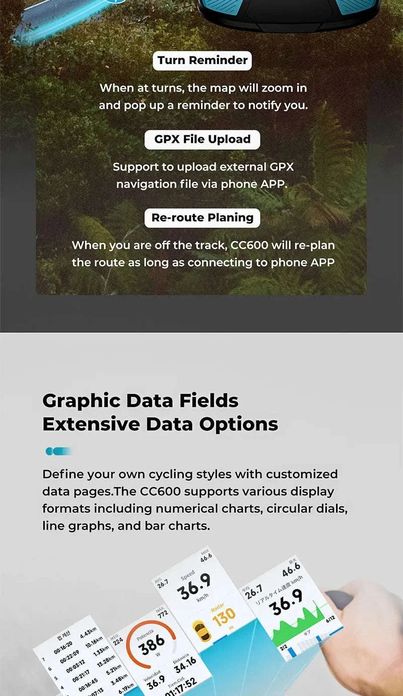 GEOID CC600 Color Screen Bike Computer-CC600 Cover / CHINA