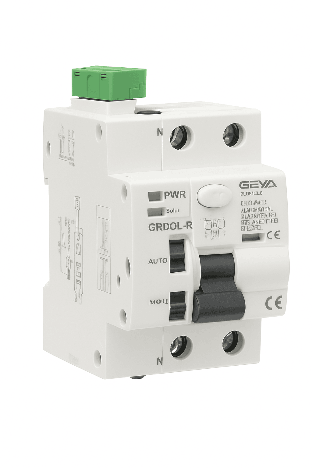 GEYA GRD9L Type A RCD Auto Recloser Circuit Breaker-Type A-2P-40A-30mA / spain / GRD9L-R-AC220V-AUTO