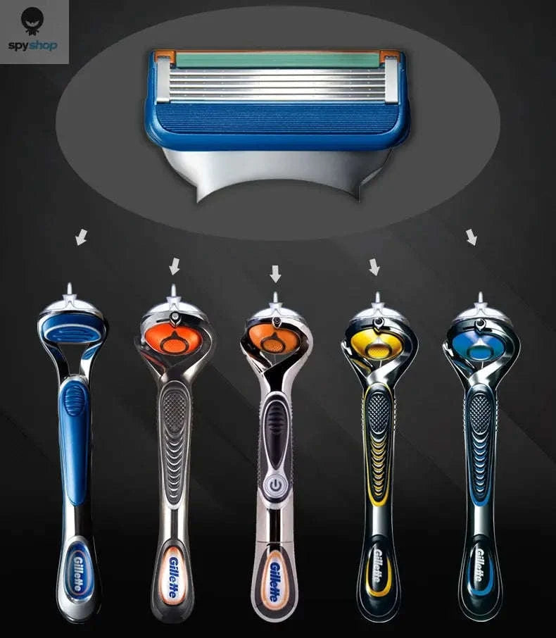 Gillette Fusion 5 Razor Blades – Smooth, Comfortable, Precise Shaving Performance-8Blades1holder1C