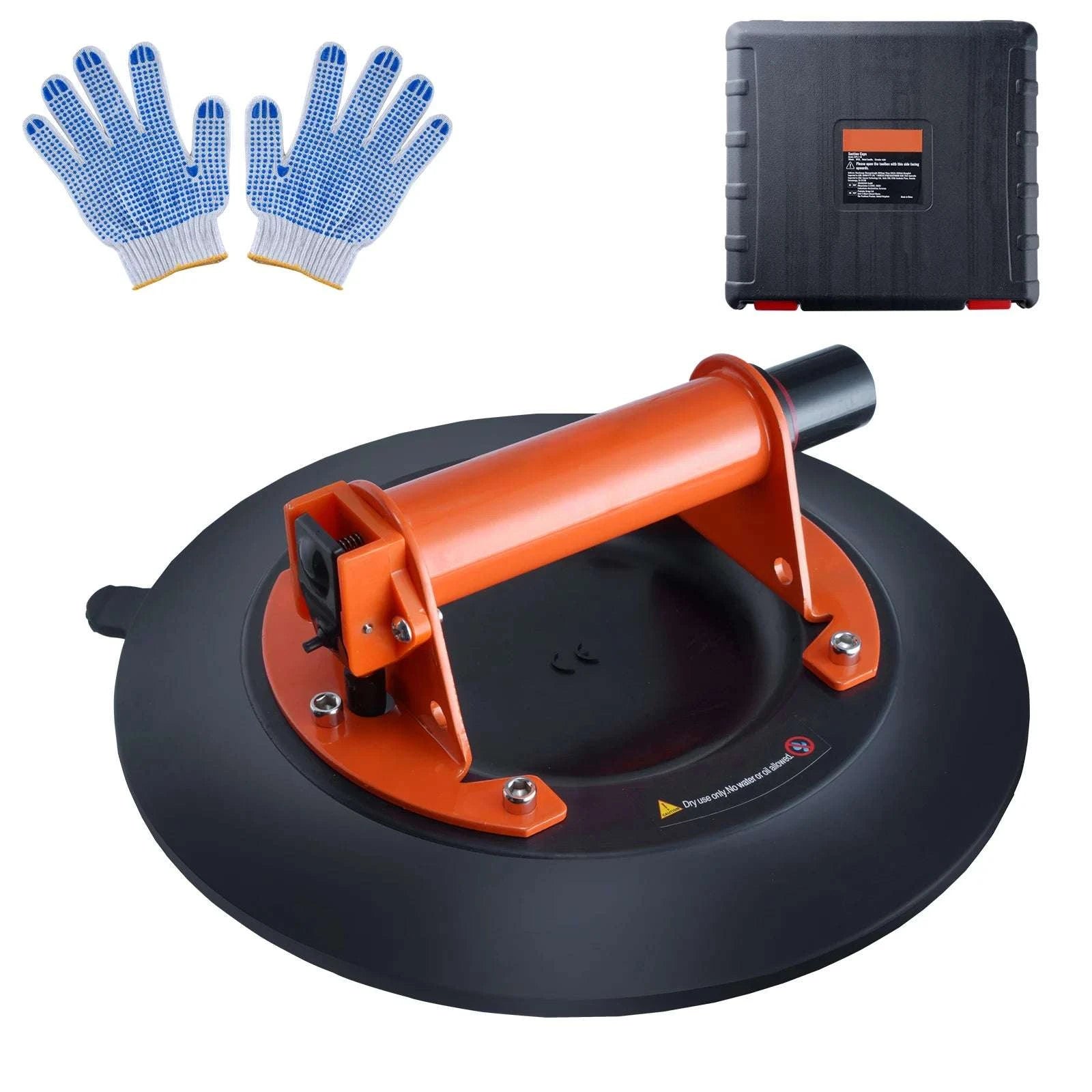 Glass Vacuum Suction Cup Lifter with Handle & Carry Case (8"/10")-1pc 8in Metal / UNITED KINGDOM