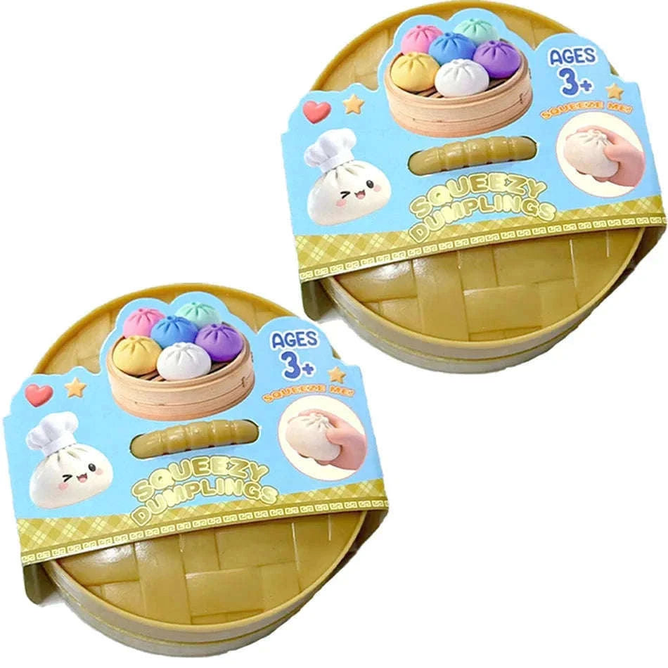 Glitter Dumpling Squishy Stress Relief Toy with Box-A