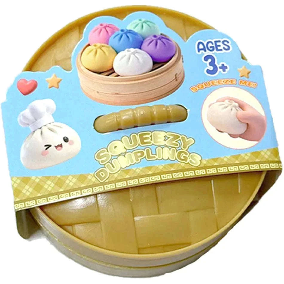 Glitter Dumpling Squishy Stress Relief Toy with Box-A