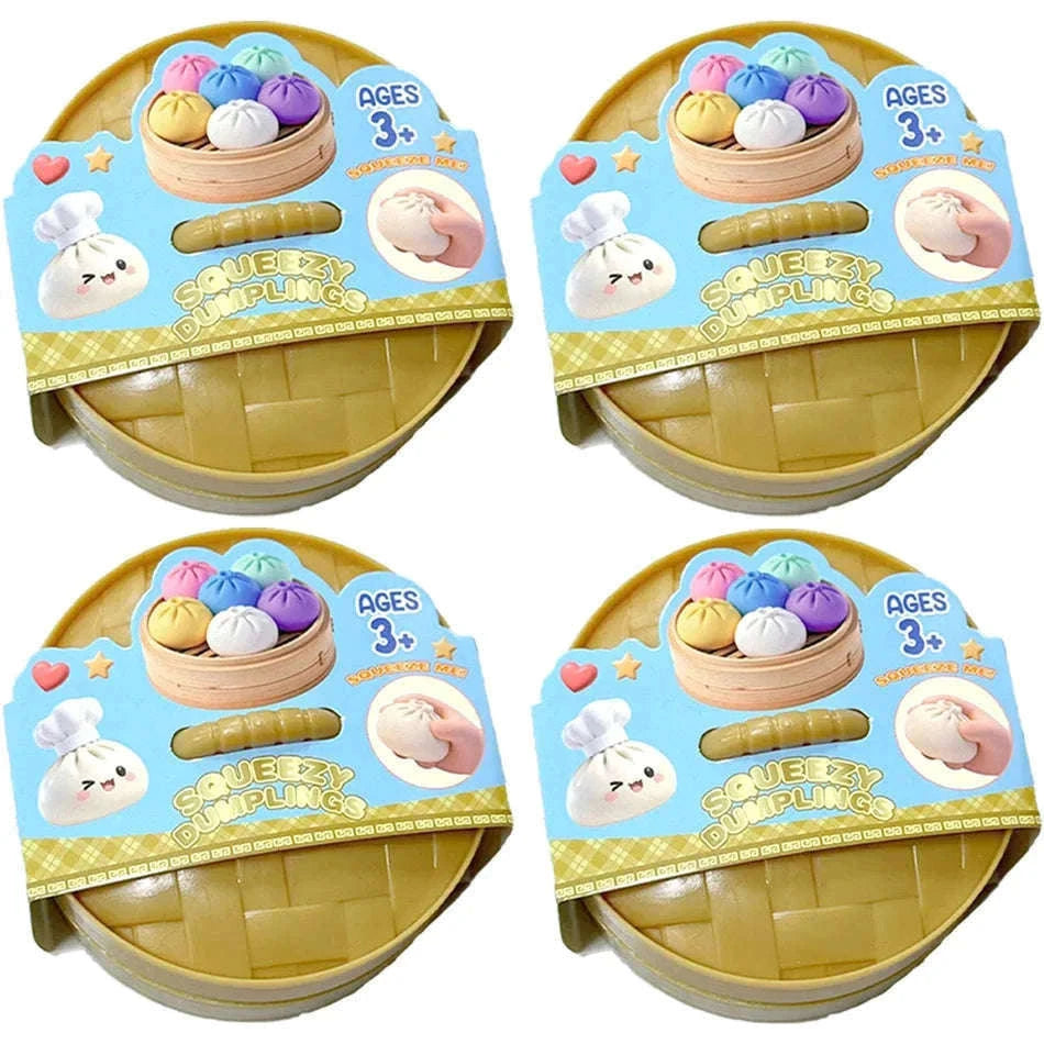 Glitter Dumpling Squishy Stress Relief Toy with Box-A
