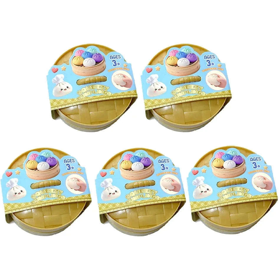 Glitter Dumpling Squishy Stress Relief Toy with Box-A