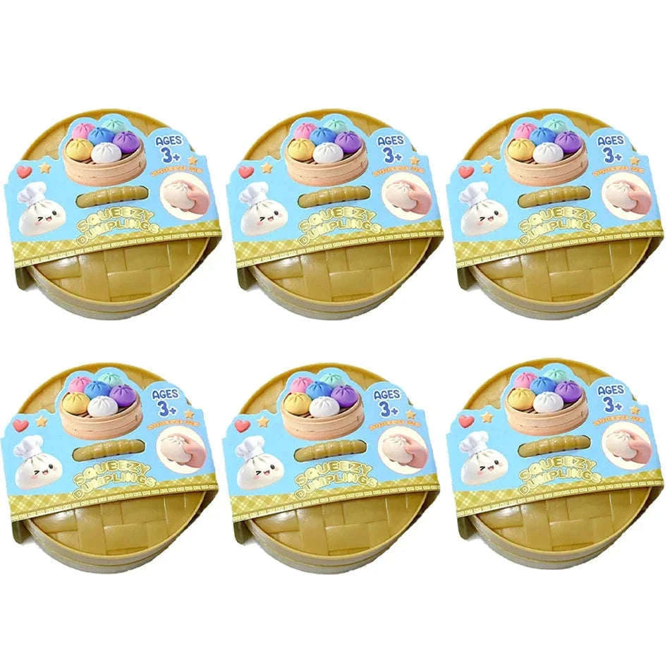 Glitter Dumpling Squishy Stress Relief Toy with Box-A
