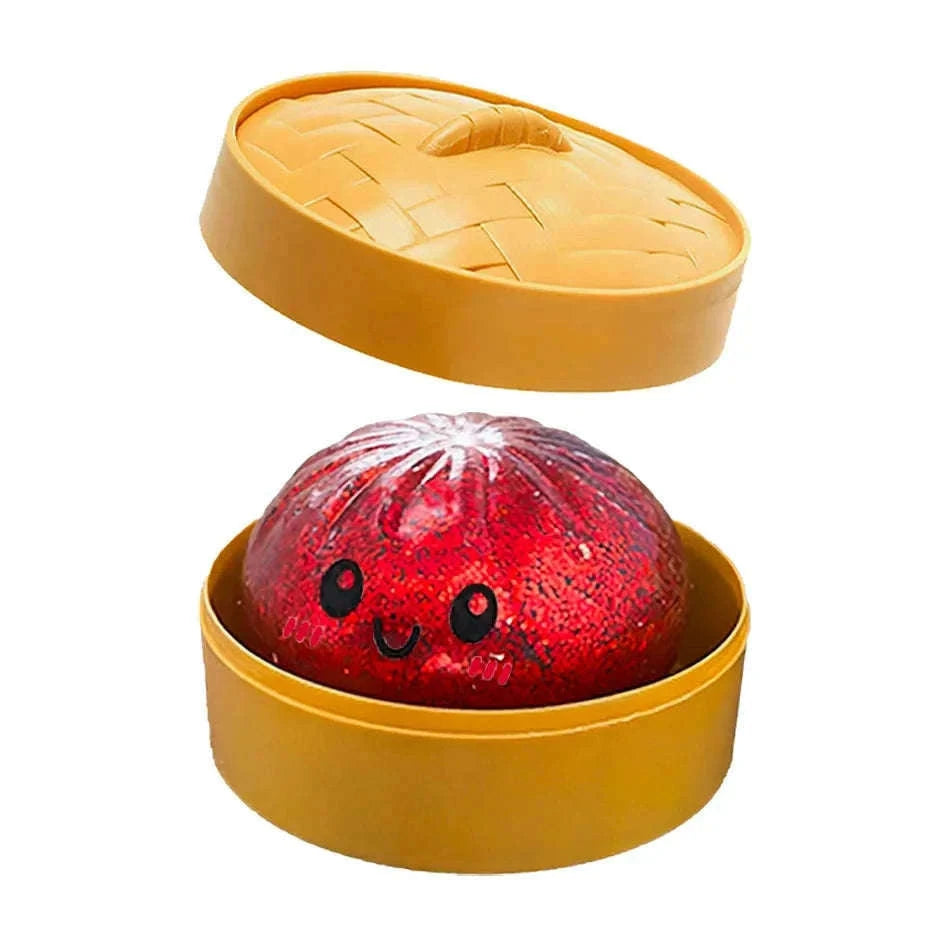 Glitter Dumpling Squishy Stress Relief Toy with Box-A