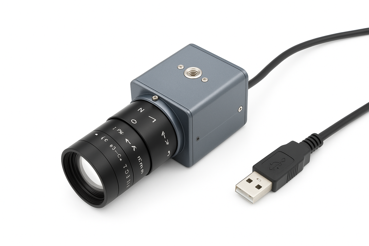 Global Shutter 210fps Monochrome VGA Mini USB Camera with CS Lens