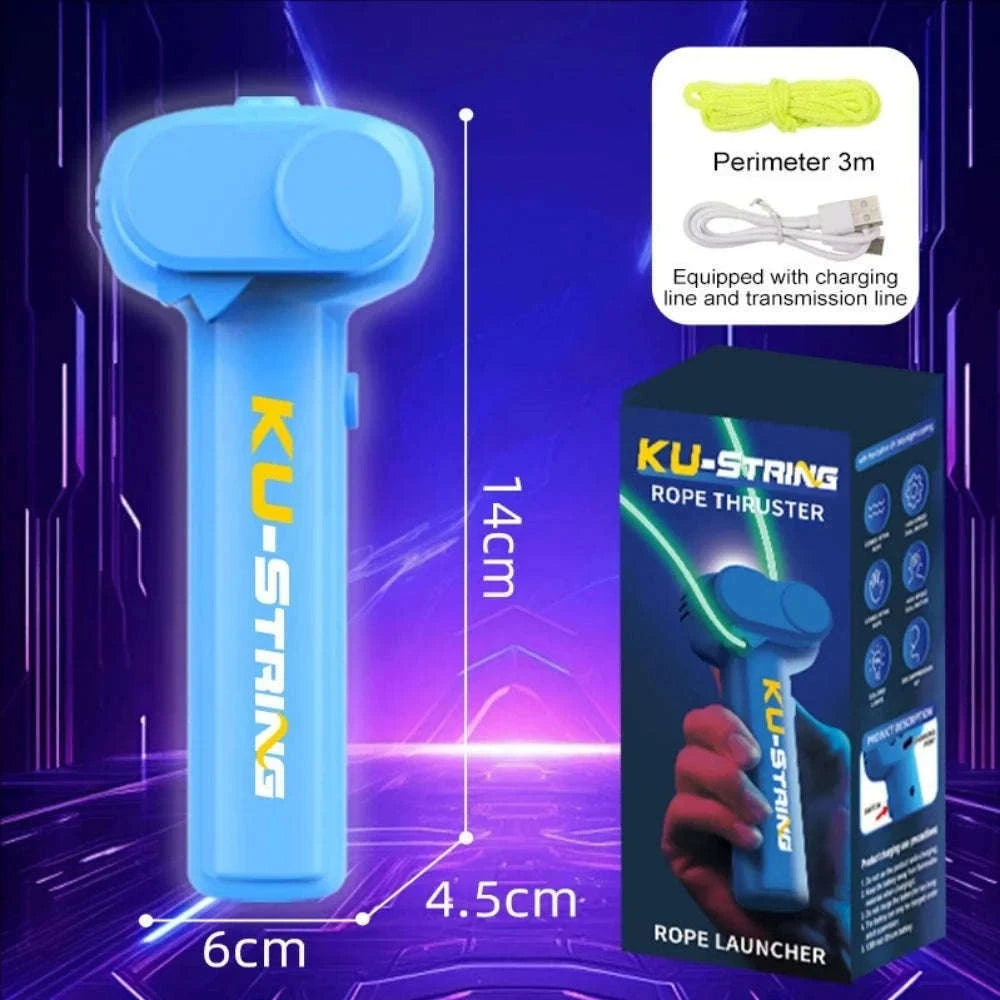Glow-in-the-Dark Electric Rope Thruster for Kids-Pink