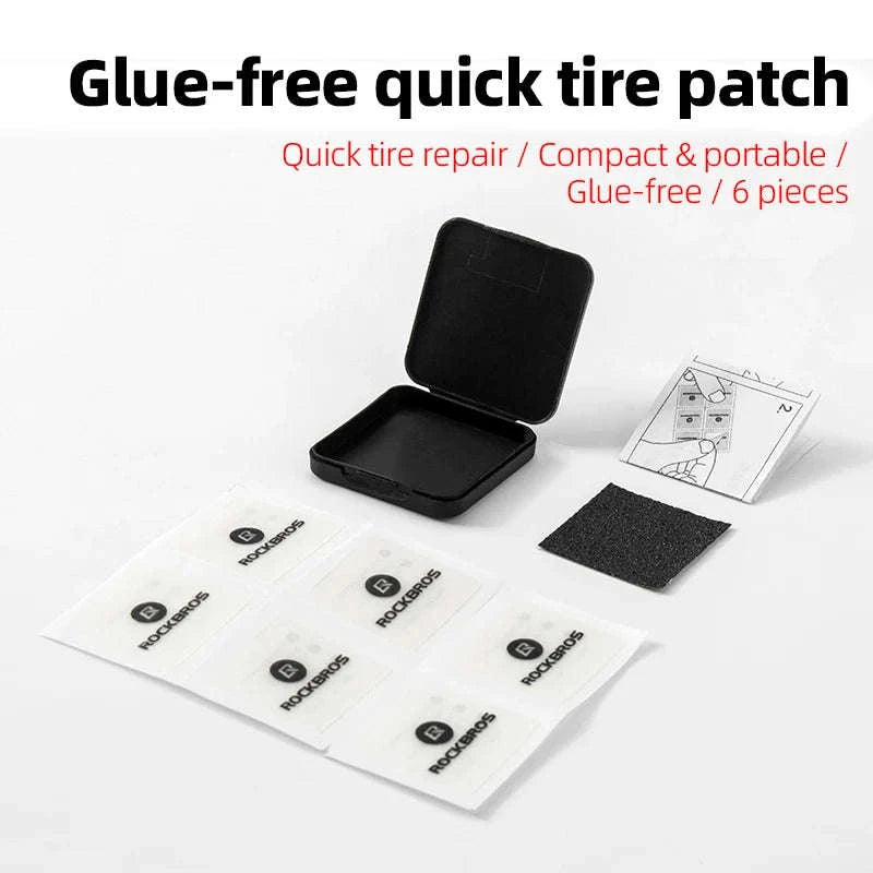 Glue-Free Bicycle Tire Repair Kit for Road & Mountain Bikes-MJBT1001