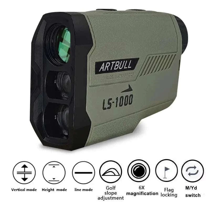 Golf Laser Rangefinder 1000M with Slope & Flag Lock Precision Meter-1000m