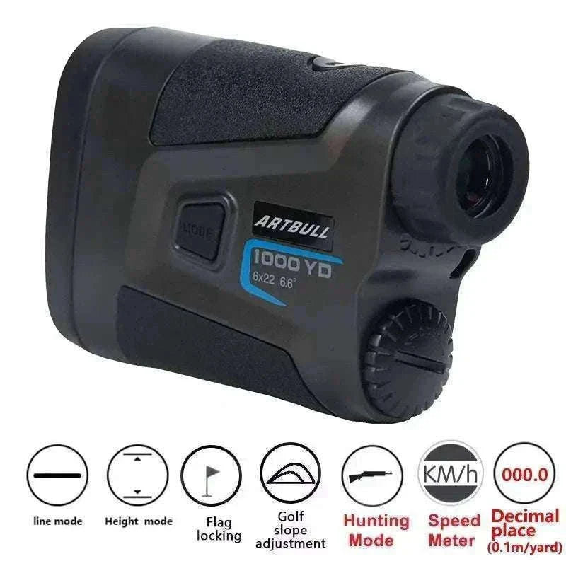 Golf Laser Rangefinder 1000M with Slope & Flag Lock Precision Meter-1000m