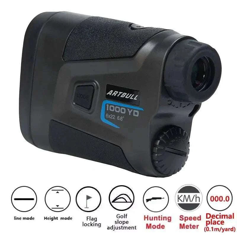 Golf Laser Rangefinder 1000M with Slope & Flag Lock Precision Meter-1000m