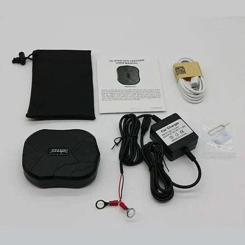 GPS Car Tracker with Long Standby and Magnetic Mount for Easy Hidden Use-With BOx And Charger