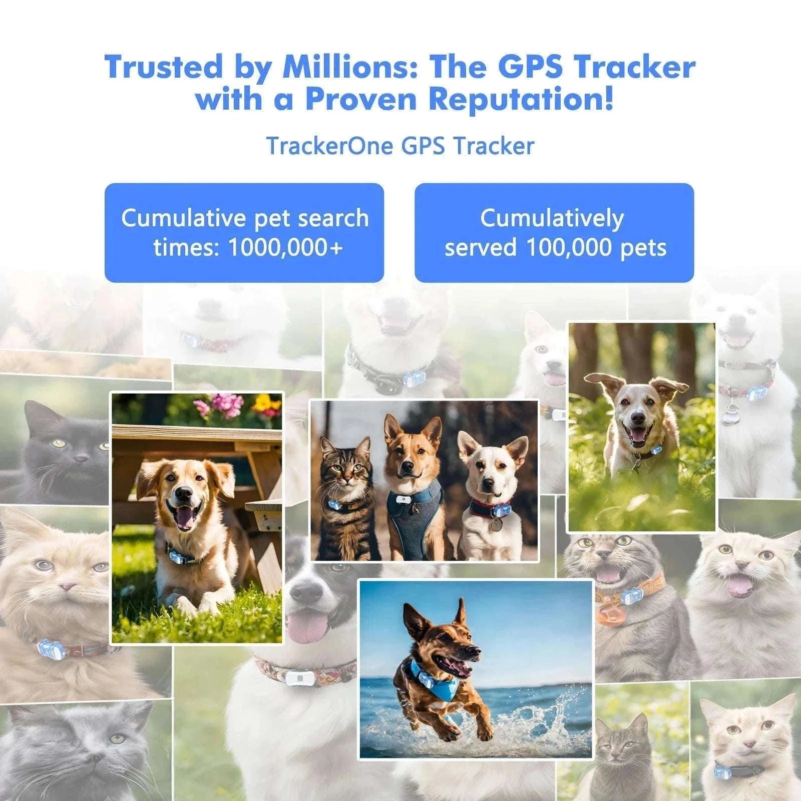GPS Pet Tracker with Real-Time Tracking, Geo-Fence & App Alerts-Pet Tracker / United States