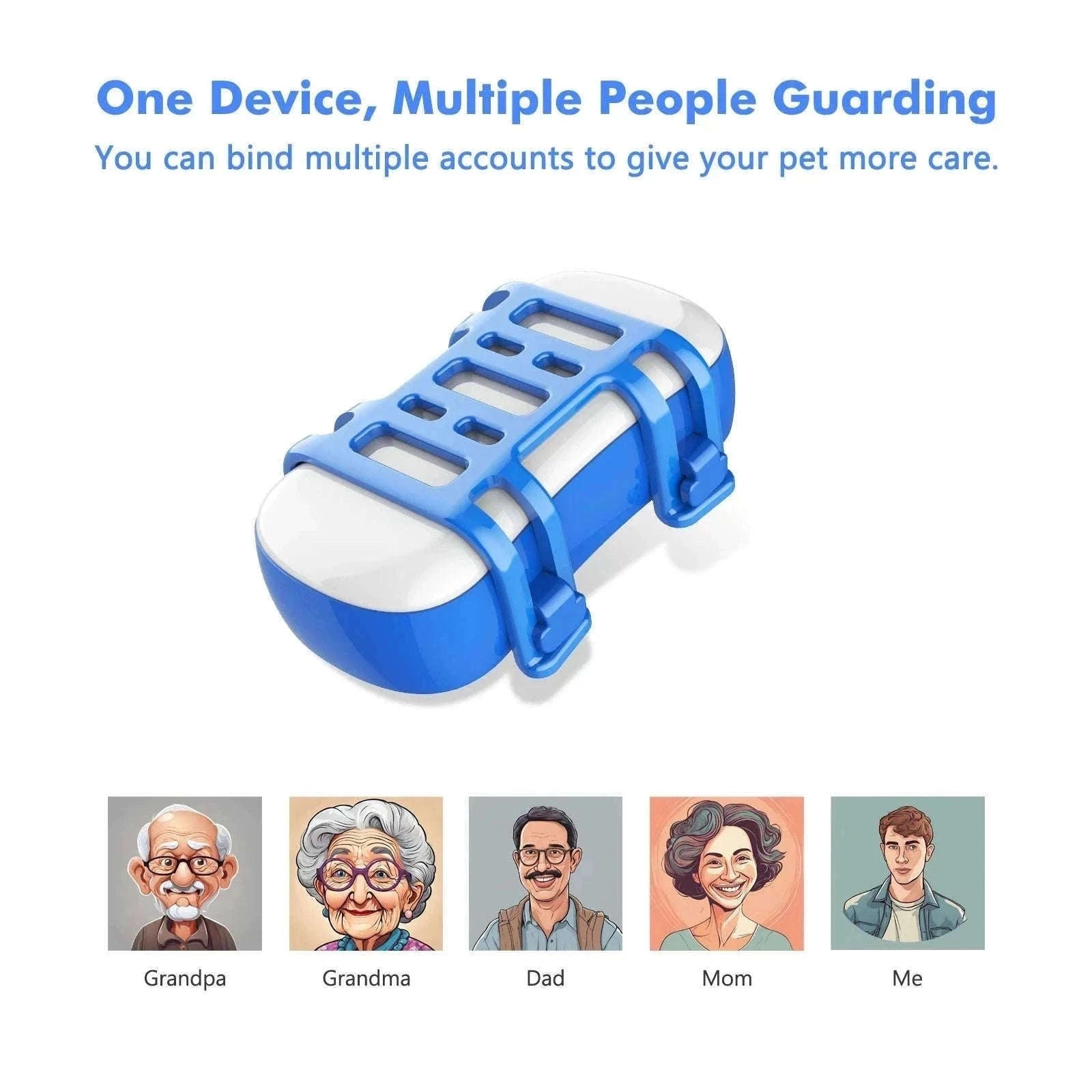 GPS Pet Tracker with Real-Time Tracking, Geo-Fence & App Alerts-Pet Tracker / United States