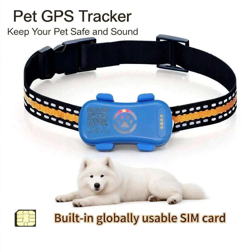 GPS Pet Tracker with Real-Time Tracking, Geo-Fence & App Alerts-Pet Tracker / United States