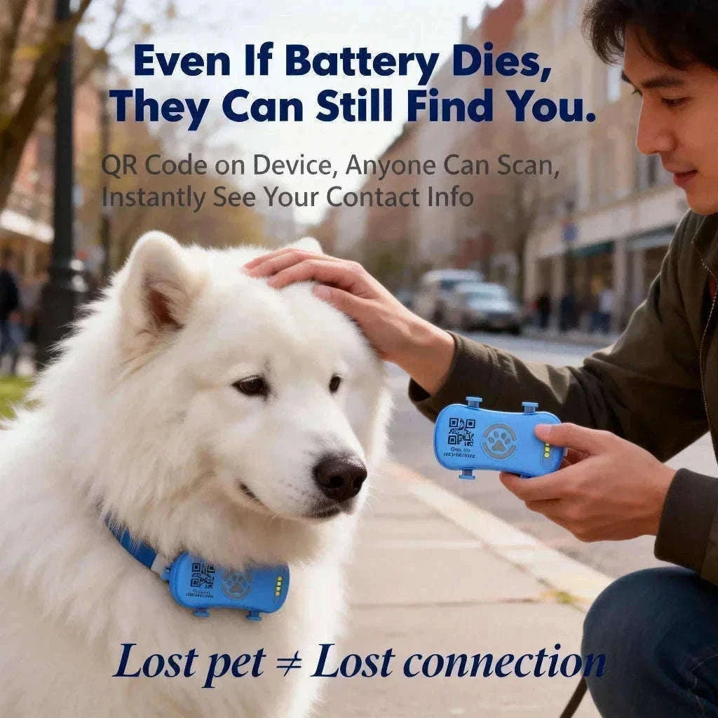 GPS Pet Tracker with Real-Time Tracking, Geo-Fence & App Alerts-Pet Tracker / United States