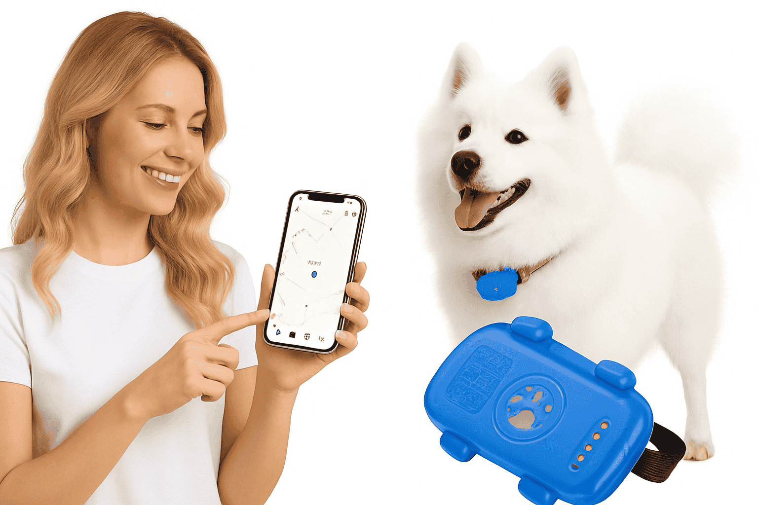 GPS Pet Tracker with Real-Time Tracking, Geo-Fence & App Alerts-Pet Tracker / United States
