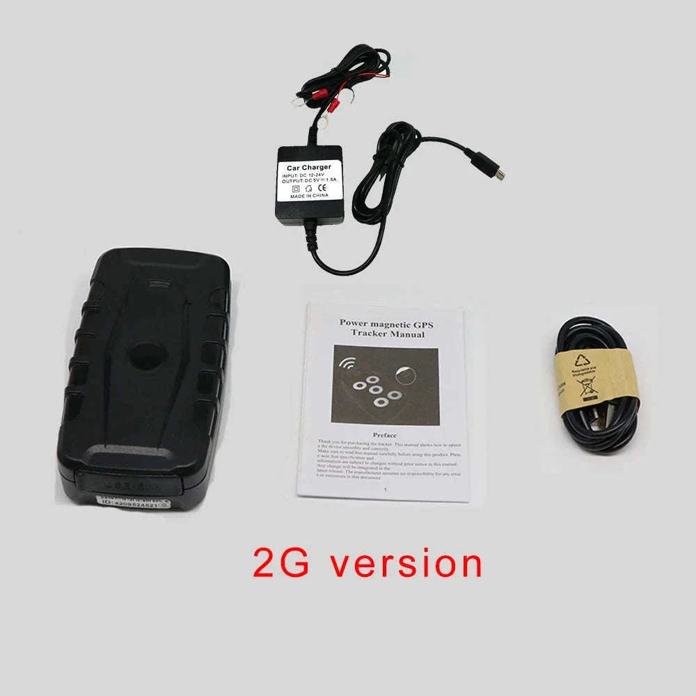 GPS Tracker TK918 Magnetic Car Locator with 20000mAh Battery-2G
