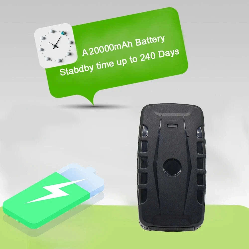 GPS Tracker TK918 Magnetic Car Locator with 20000mAh Battery-2G