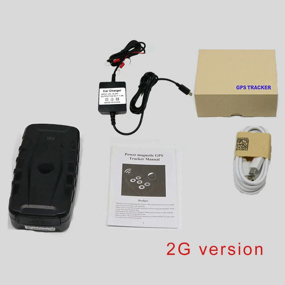 GPS Tracker TK918 Magnetic Car Locator with Long Battery Life-2G