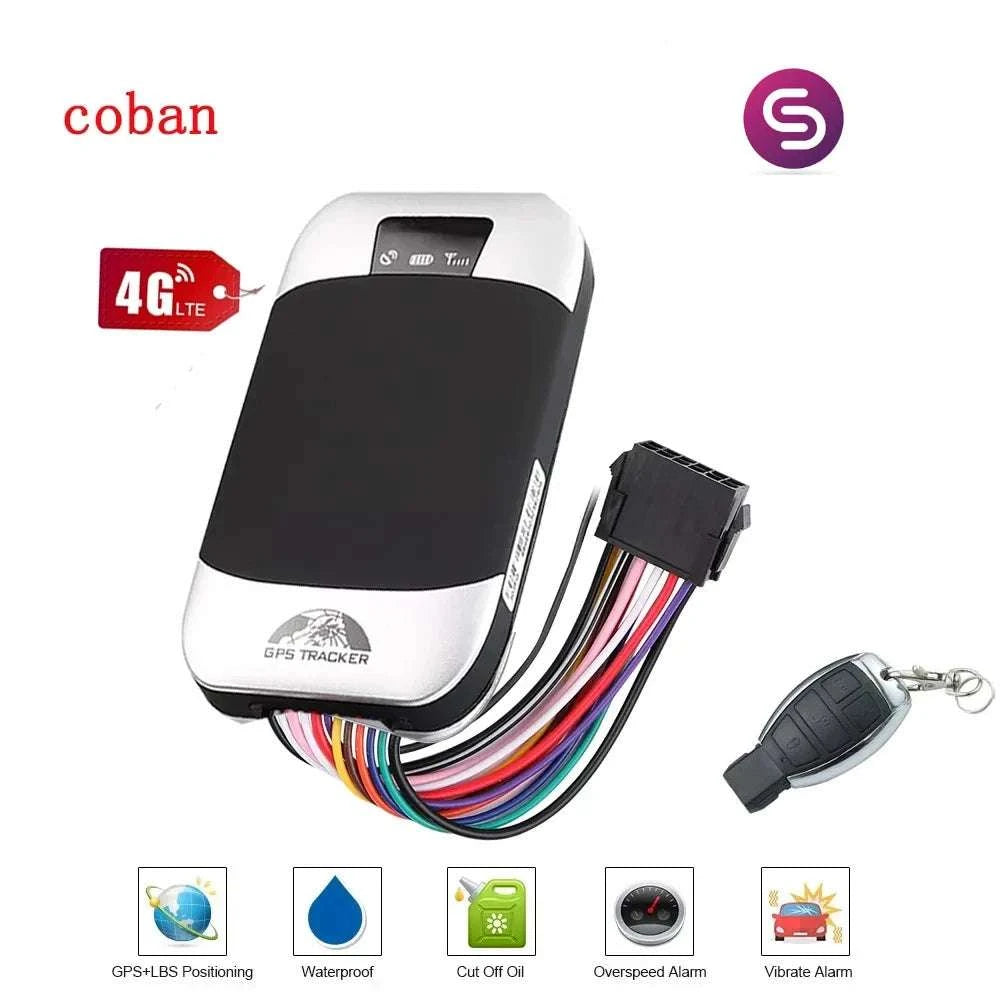 GPS Vehicle Tracker with Remote Engine Cut-Off and Real-Time Tracking-4G With Box