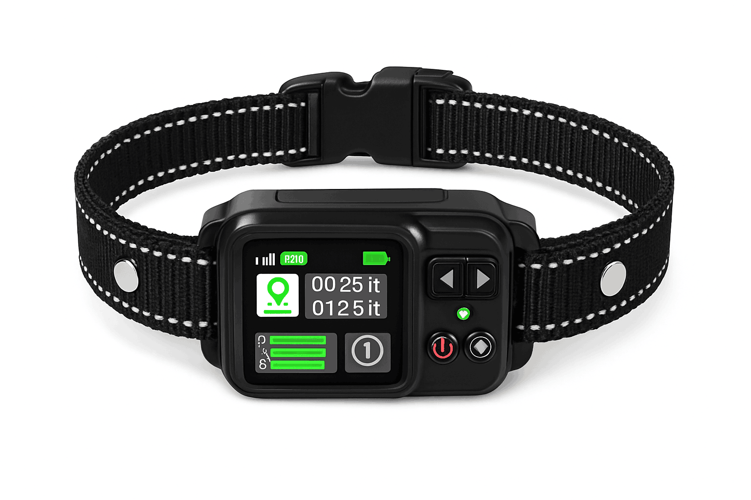 GPS Wireless Dog Fencing System for Safe Outdoor Boundaries-black