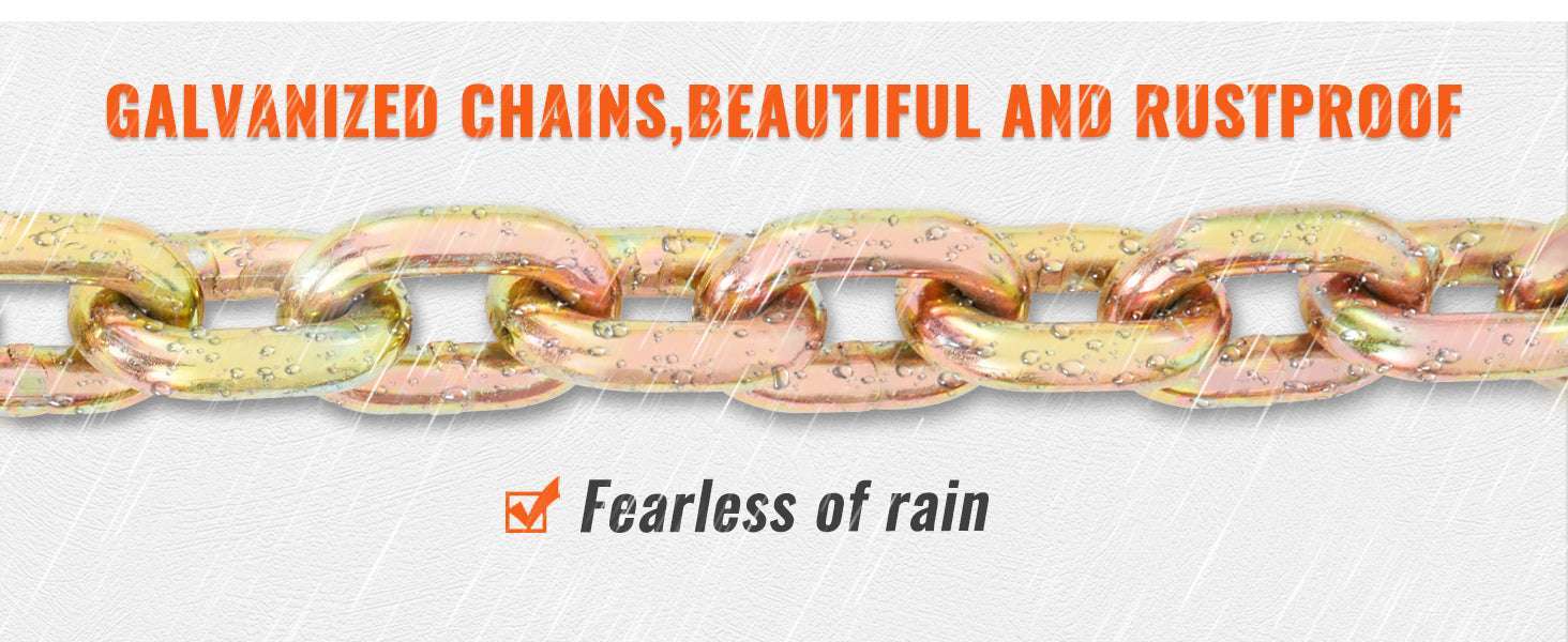 Grade 80 V-Chain Tow Bridle 5/16'' x 3' with Hooks & Shackle-United States