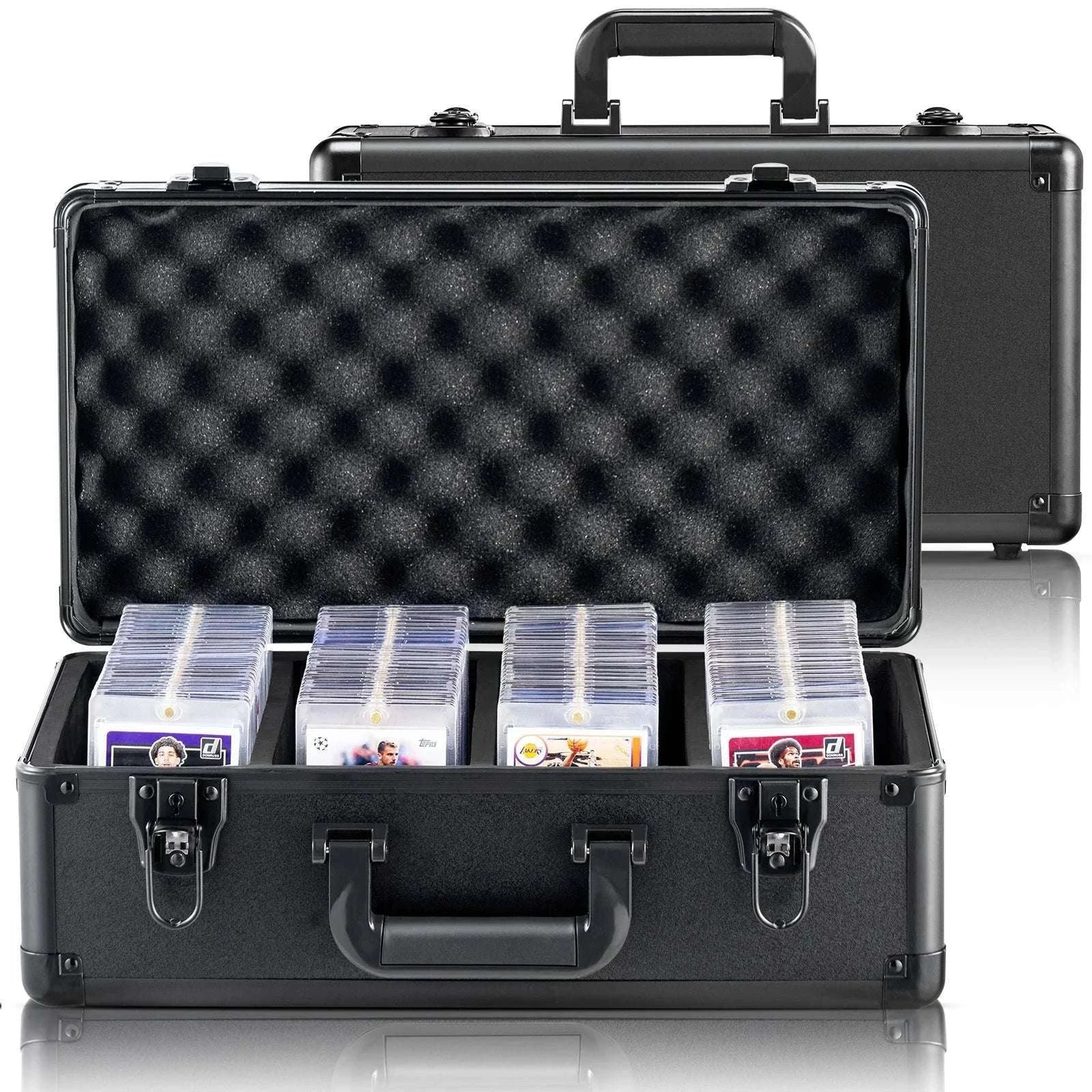 Graded Card Storage Box with Lock for PSA BGS SGC Cards-Combination Lock 108 / france