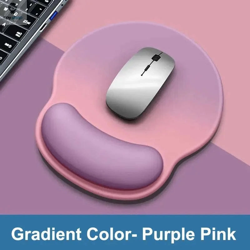 Gradient Mouse Pad with Wrist Rest-Mint Green