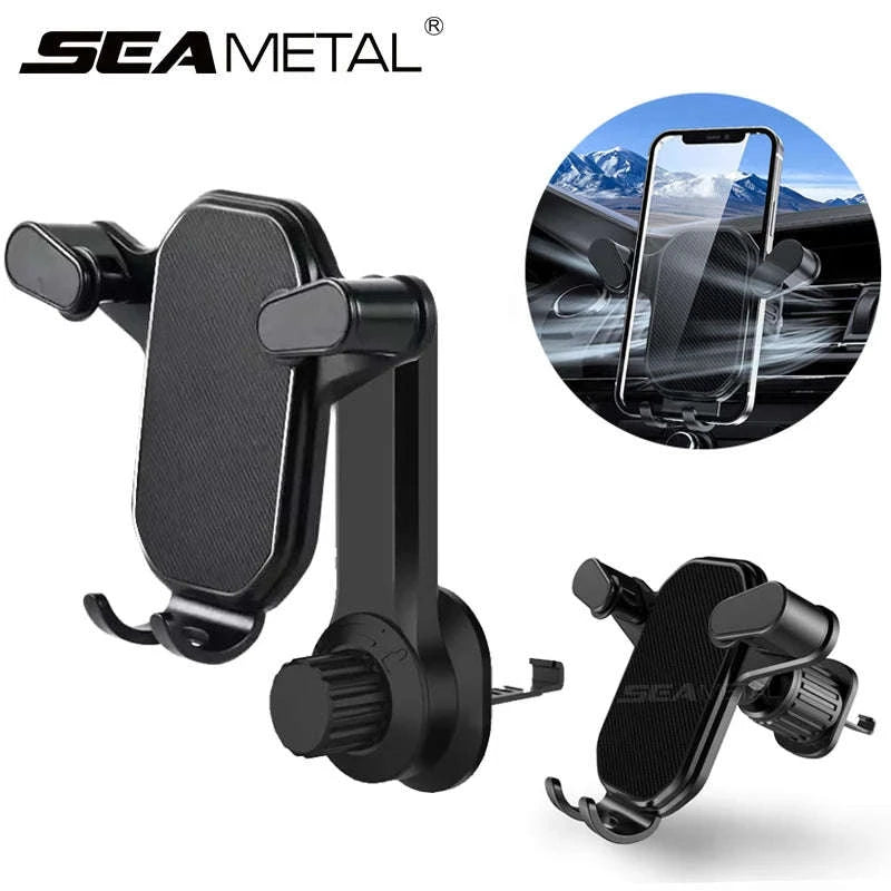 Gravity Car Phone Holder Air Vent Hook Mount 360-Degree Rotation-Normal Type