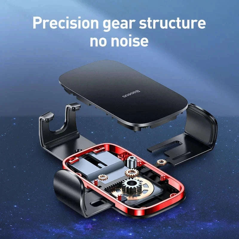 Gravity Car Phone Holder Air Vent Mount for 4.7–6.5 Inch Phones-Air Vent Black