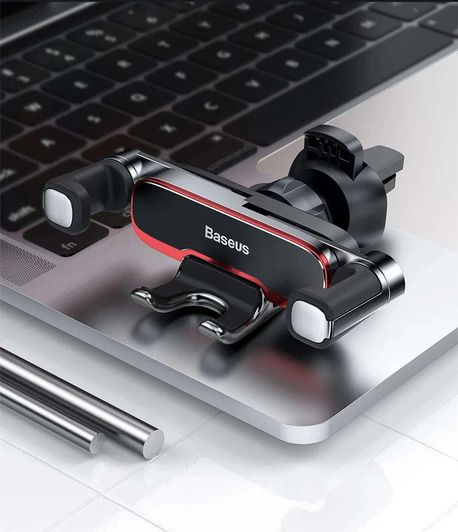 Gravity Car Phone Holder Air Vent Mount for 4.7–6.5” Phones-with Swing Arm