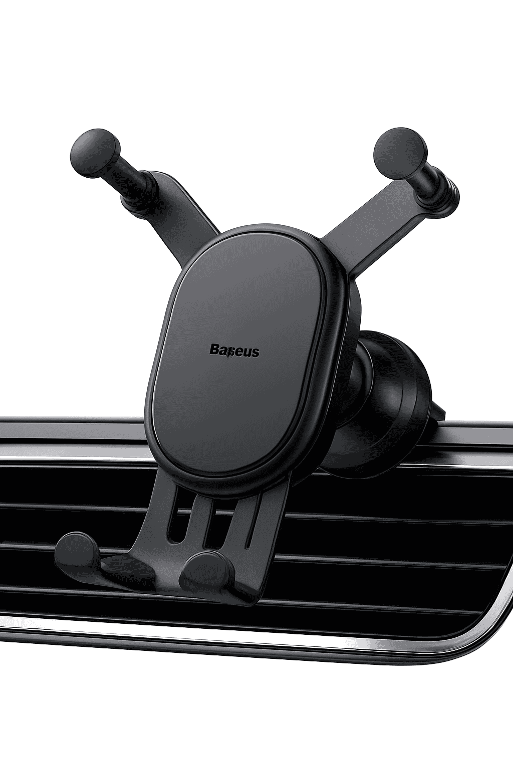 Gravity Car Phone Holder Air Vent Mount with Auto Clamp Grip-Black