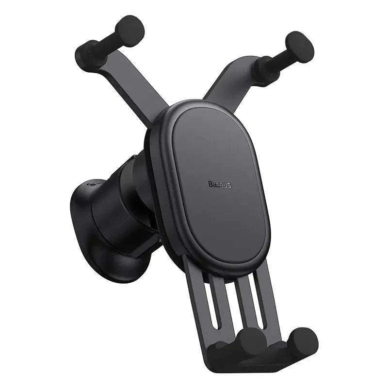 Gravity Car Phone Holder Air Vent Mount with Auto Clamp Grip-Black