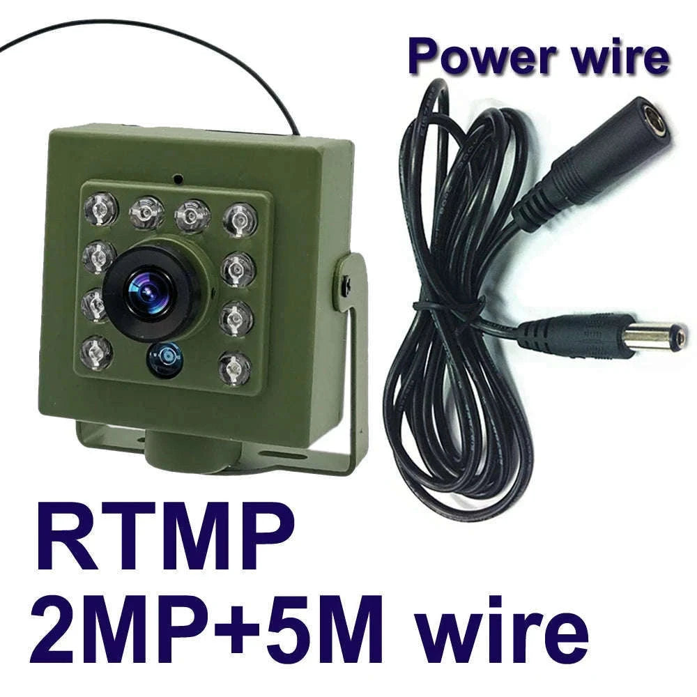 Green WiFi Bird Box Camera Kit with Night Vision-2MP IMX307 SONY / US Plug / 3.6mm