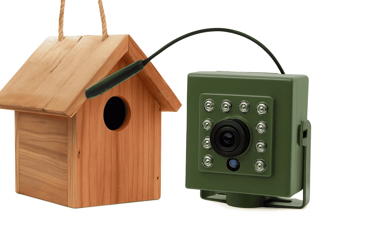 Green WiFi Bird Box Camera Kit with Night Vision-2MP IMX307 SONY / US Plug / 3.6mm