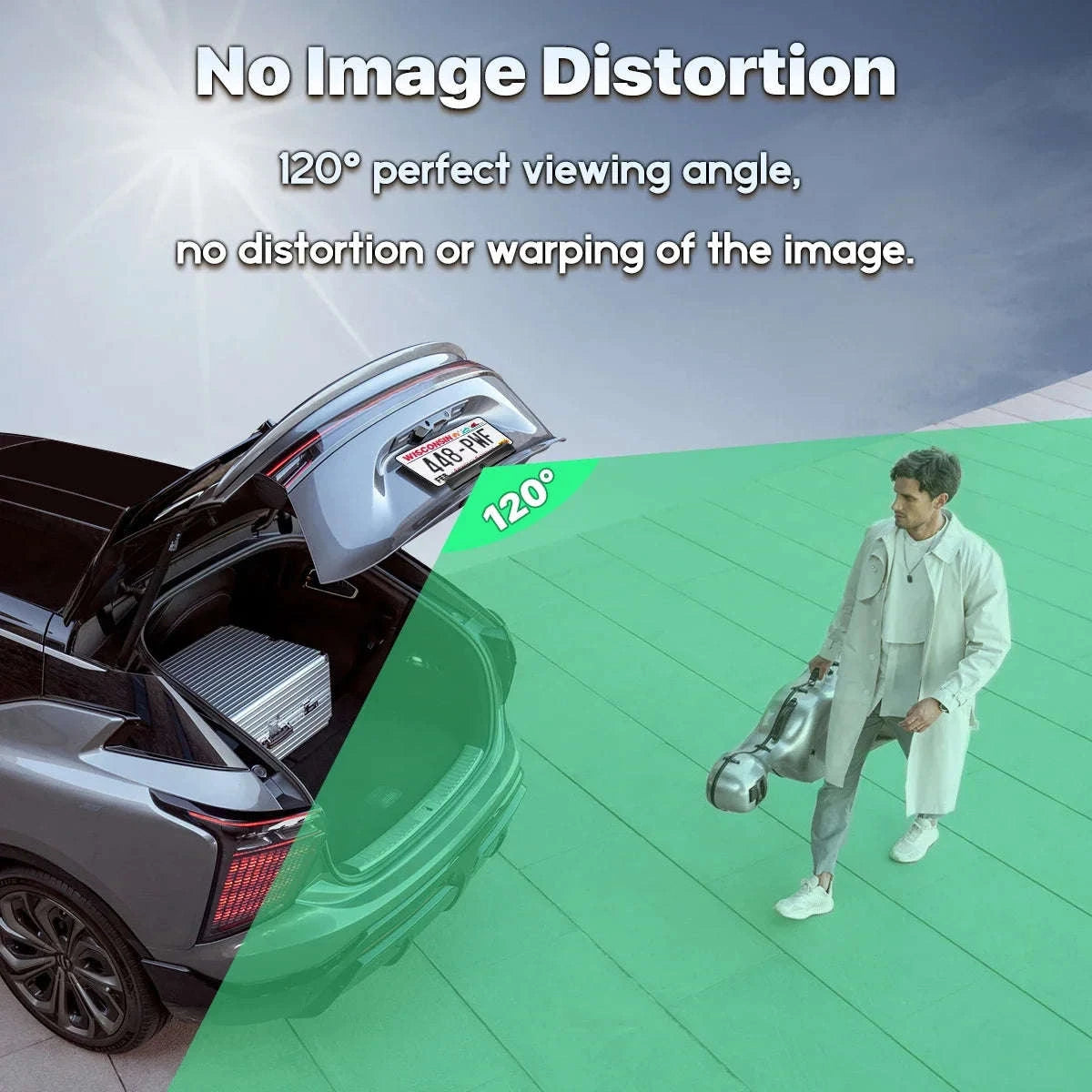 GreenYi Wireless Solar Reversing Camera-Default Title
