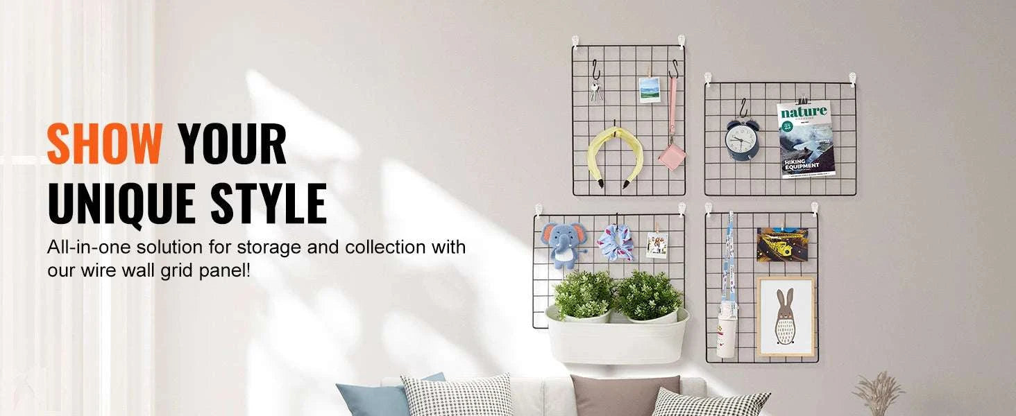Grid Wall Display Panels with Hooks Double-Sided Rack Set-Floorstanding 2 Pack / CZECH REPUBLIC