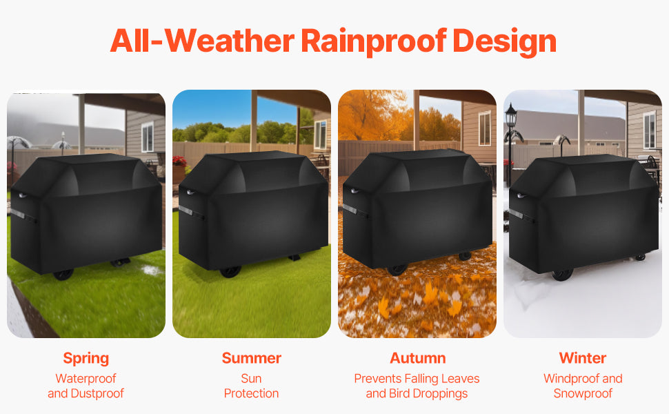 Heavy Duty Waterproof Grill Cover