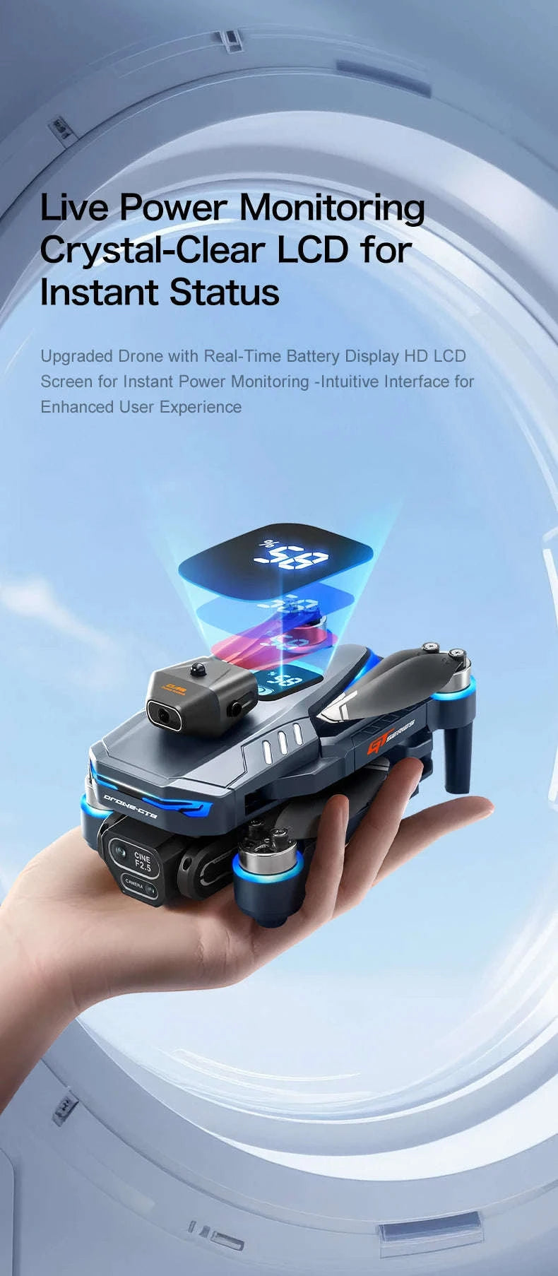 GT8 Drone with 8K Dual Cameras and Screen Remote-GT8 8K - VR - Pad / China Mainland