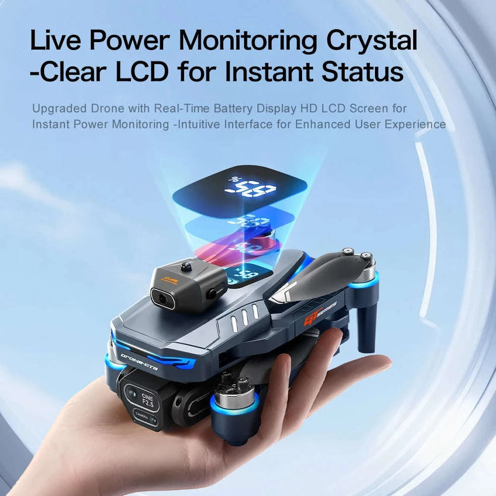 GT8 Drone with 8K Dual Cameras and Screen Remote-GT8 8K - VR - Pad / China Mainland